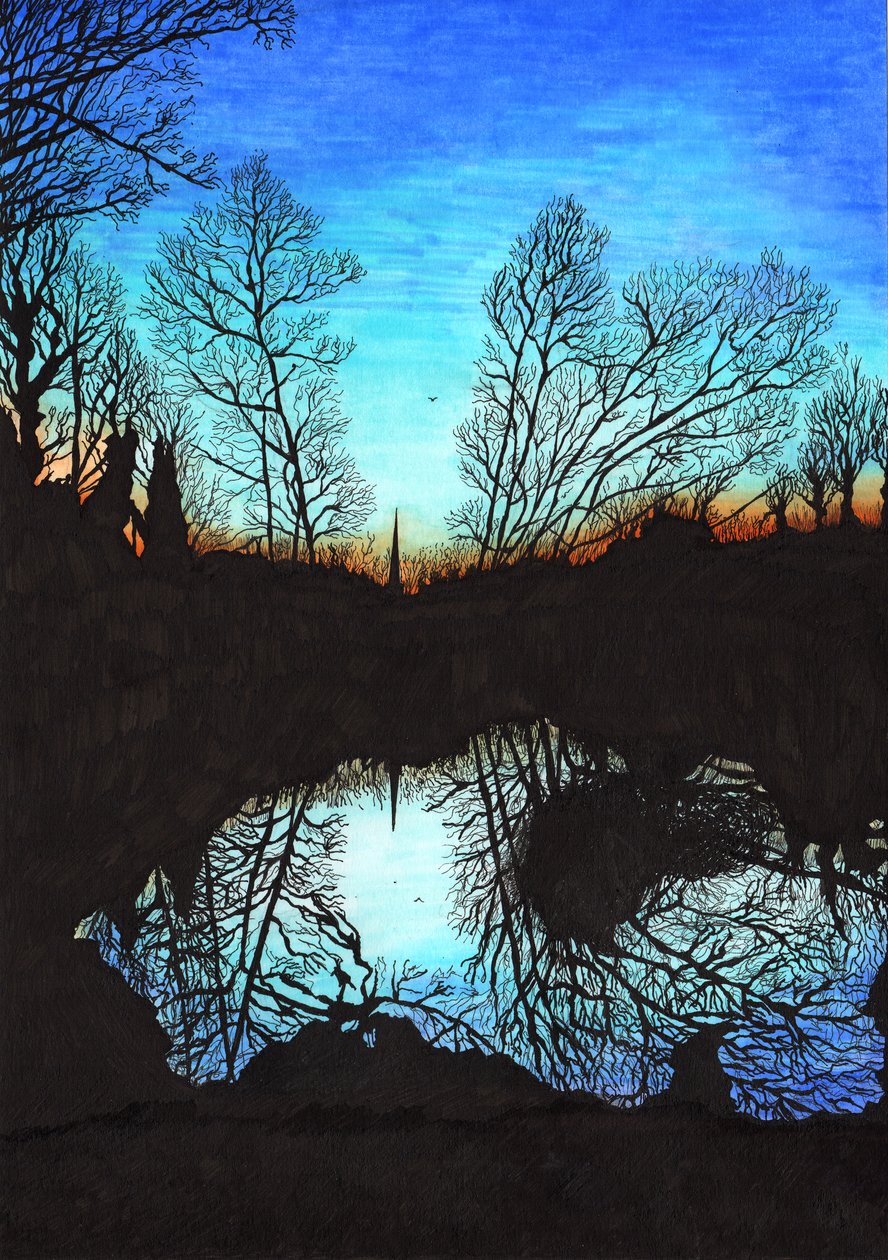 Sunset on St Mary