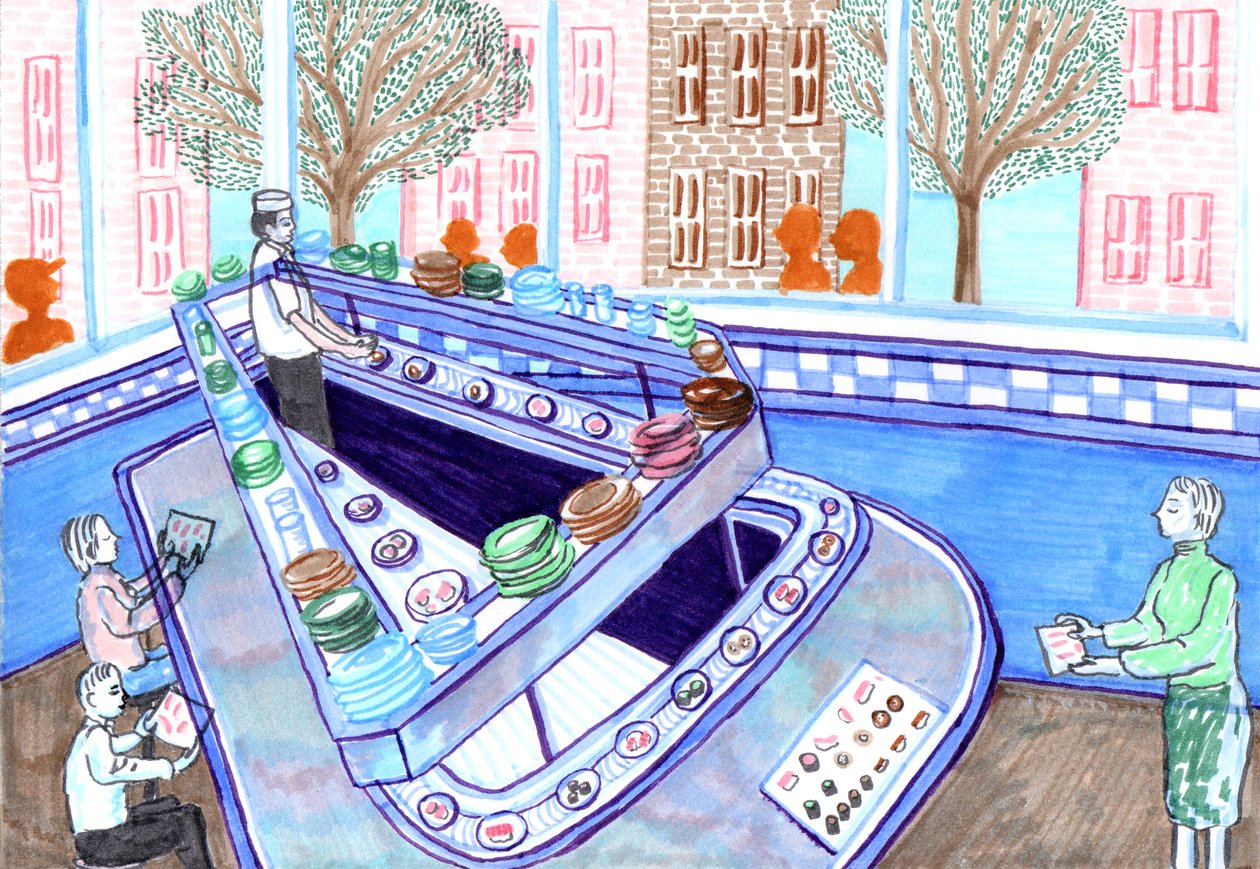 Sushi Bar by Charlotte Orr