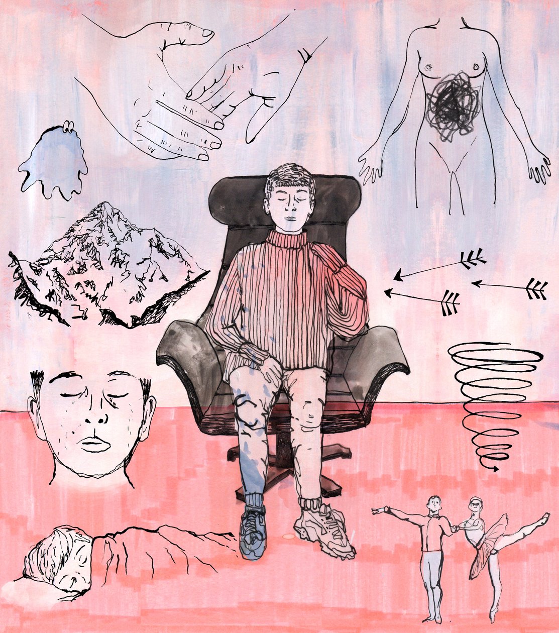 Therapy Illustration by Charlotte Orr