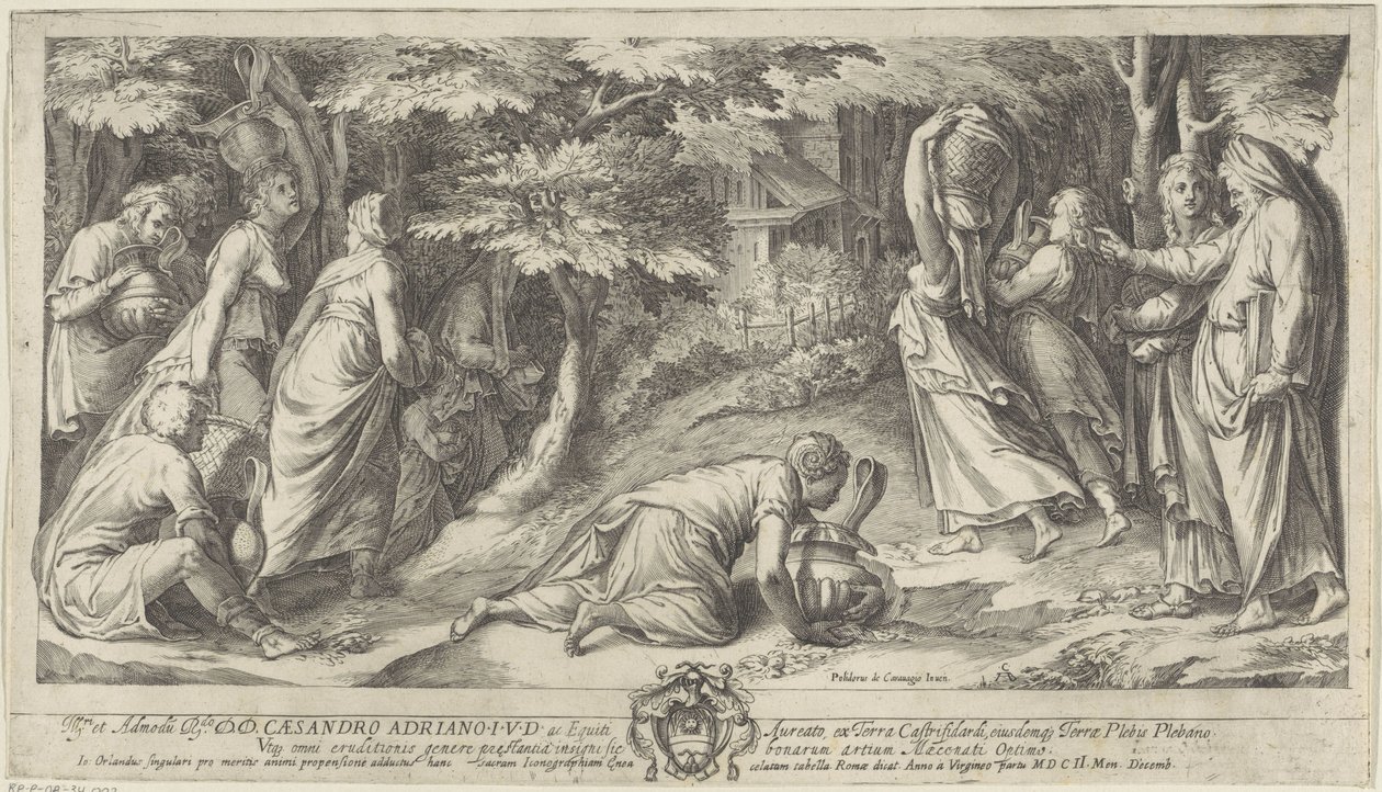 The Israelites Fleeing from Egypt by Cherubino Alberti