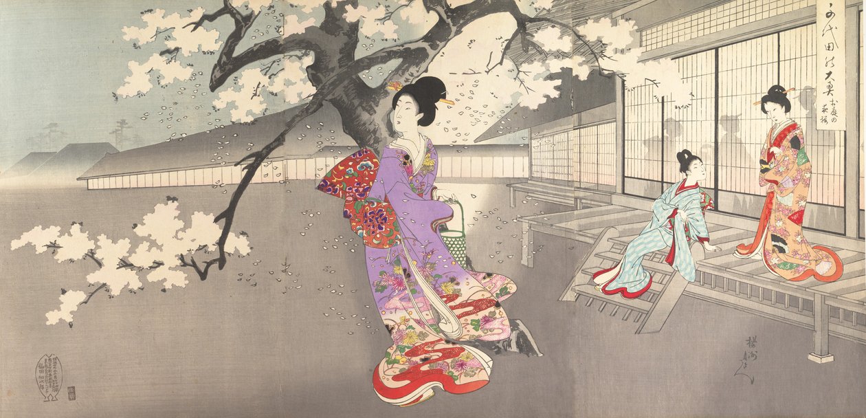 Chiyoda Castle Album of Women by Chikanobu Yoshu