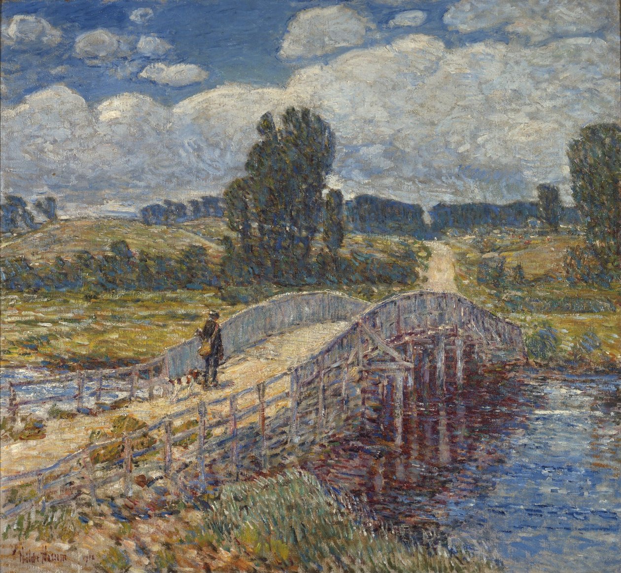 Bridge at Old Lyme by Childe Hassam