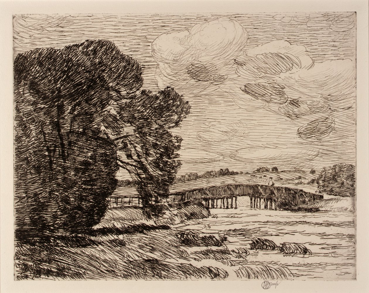 Bridge at Old Lyme by Childe Hassam
