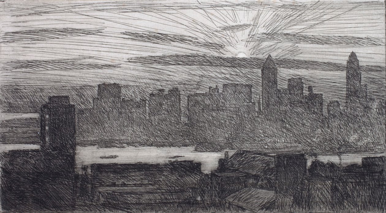 Manhattan by Childe Hassam