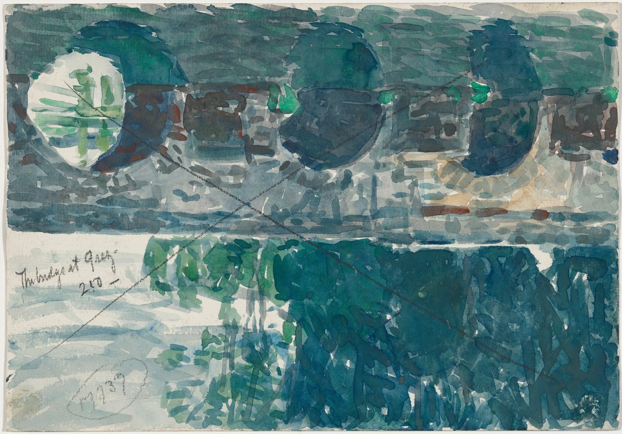 The Bridge at Grez by Childe Hassam