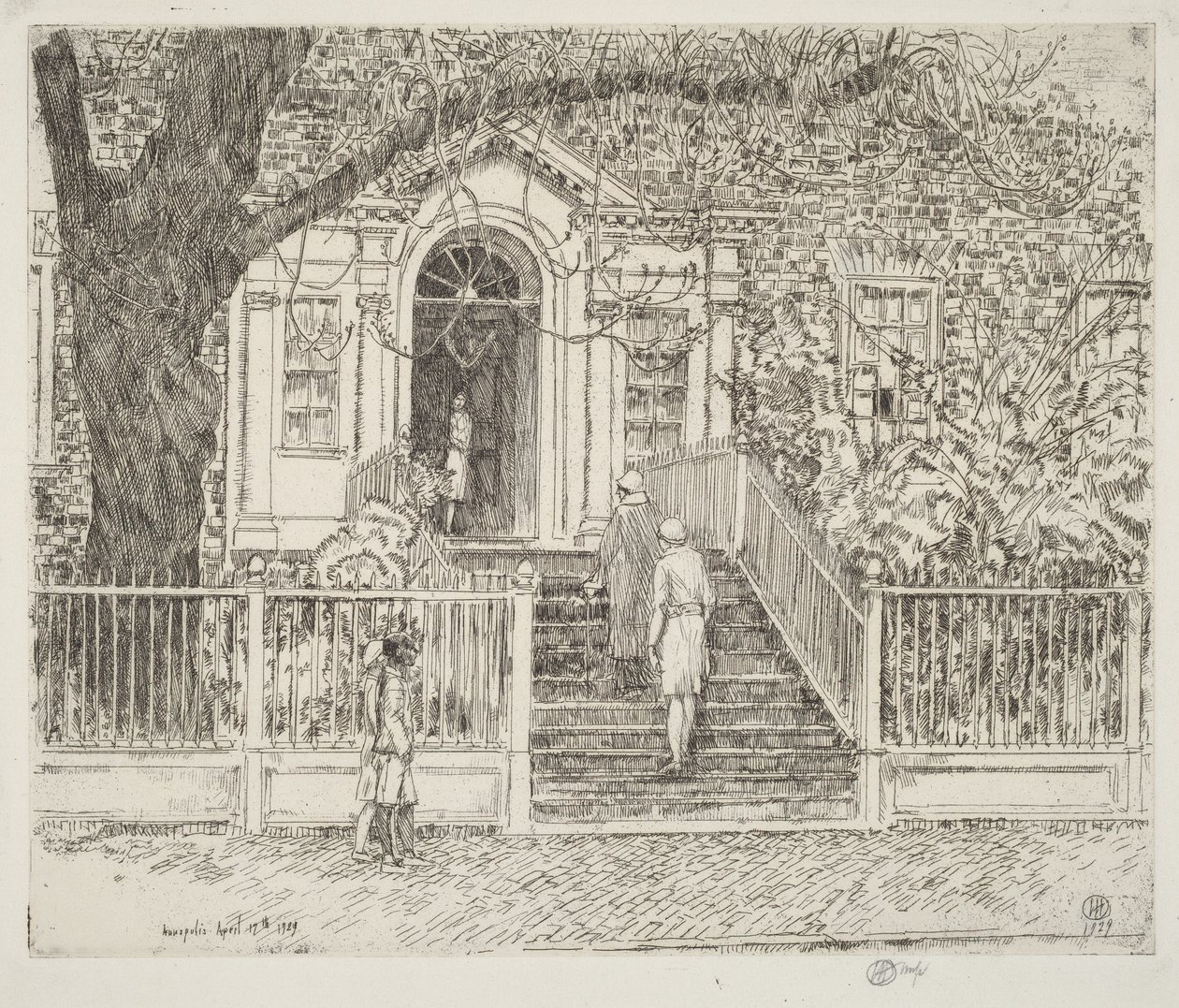 The Chase House by Childe Hassam
