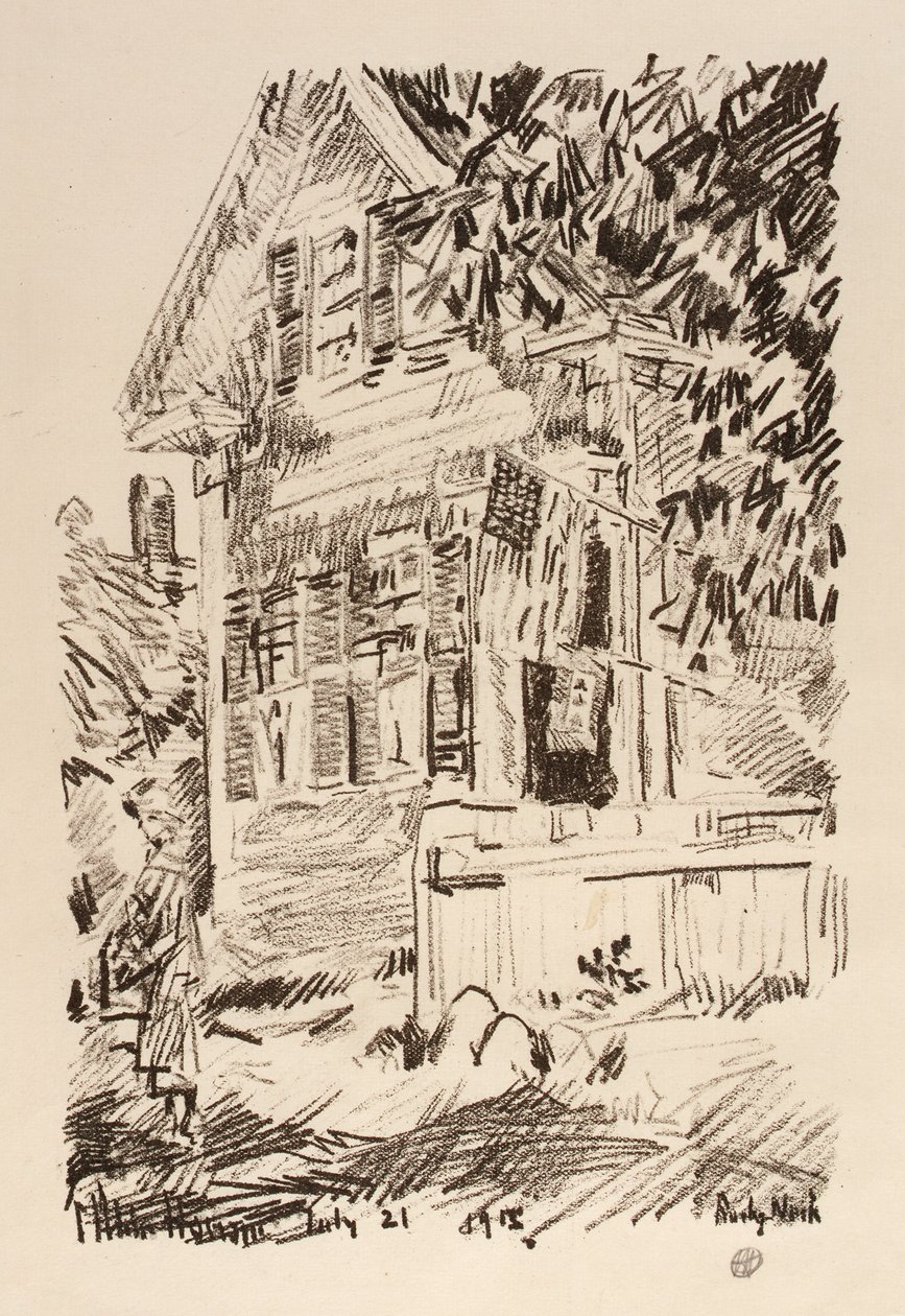 The Service Flag by Childe Hassam