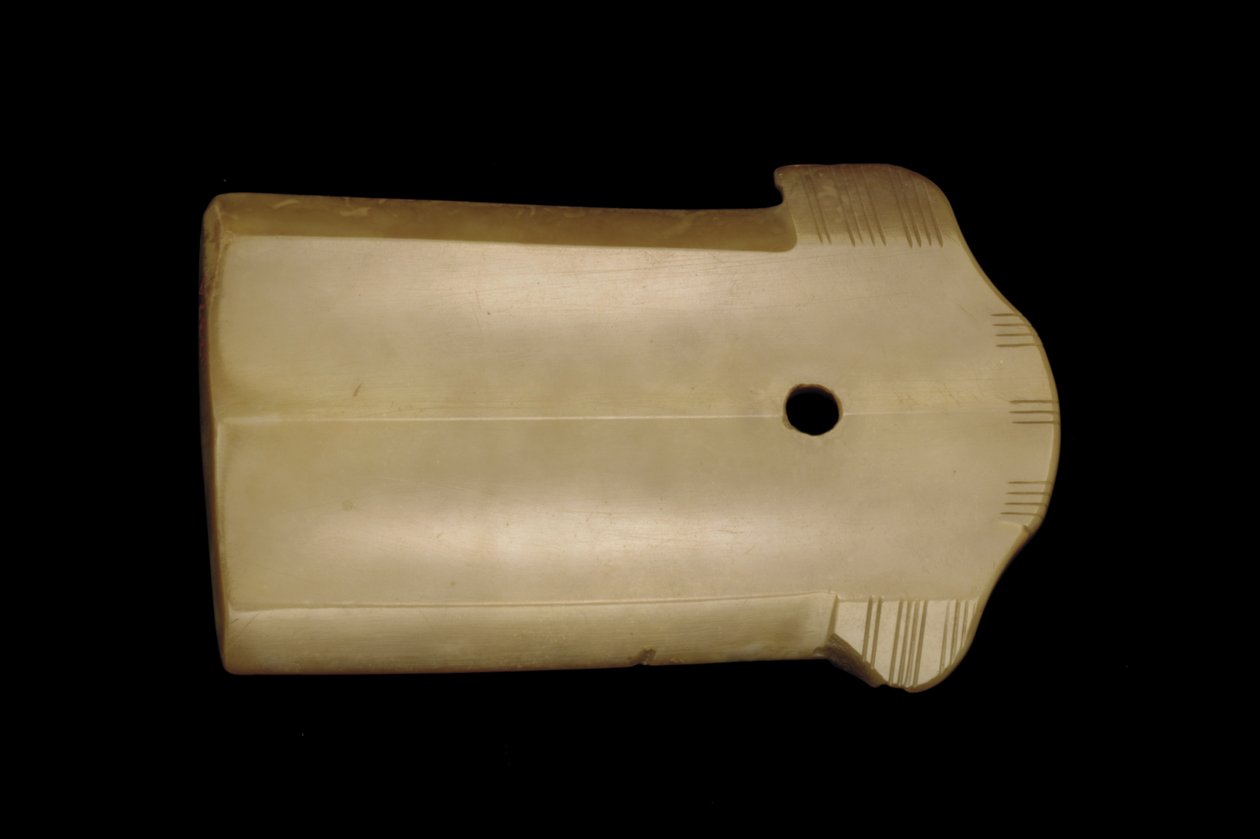 Fragment of dagger axe by Chinese School
