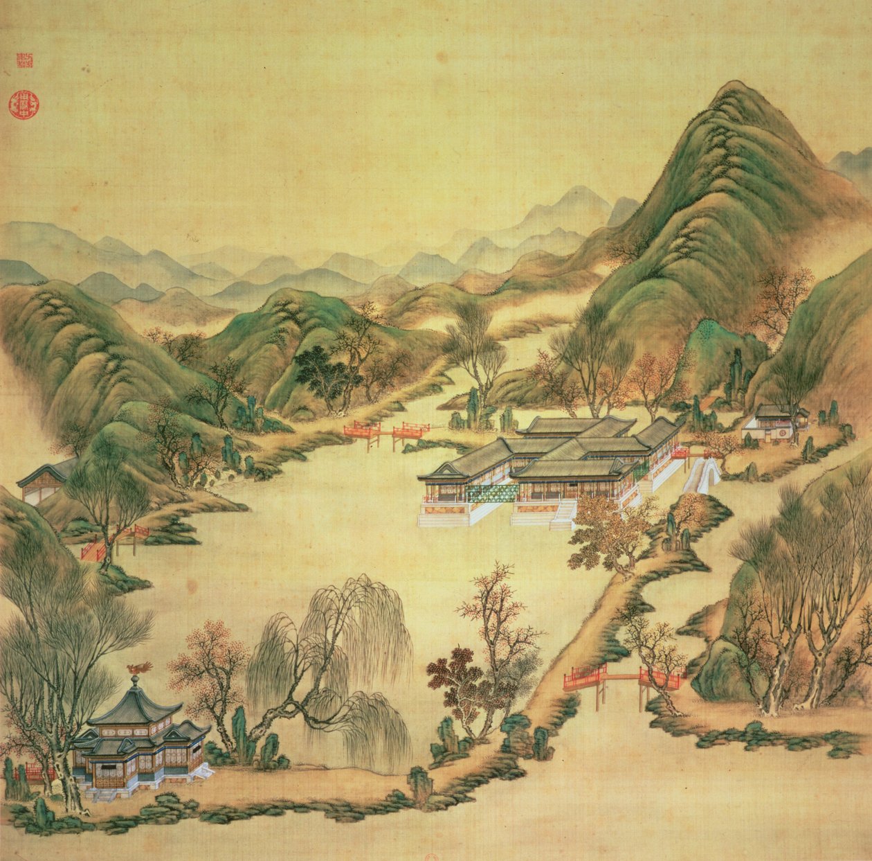 View of the Summer Palace, Peking by Chinese School