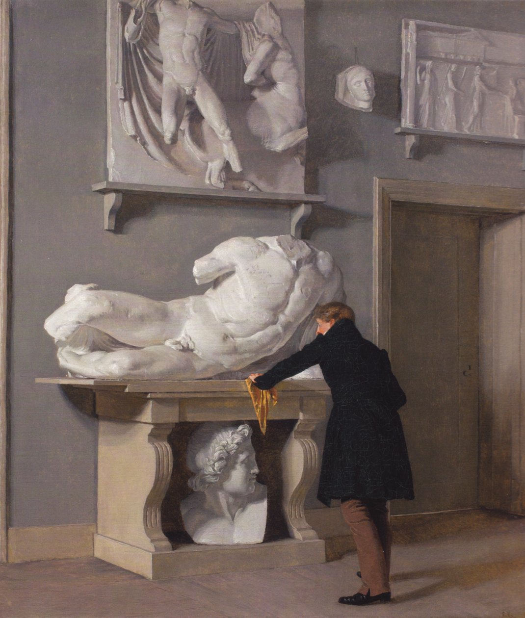 Part of the Cast Collection at Charlottenborg by Christen Købke