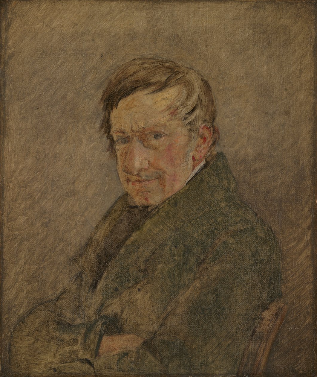 Portrait of the Animal Painter C.D. Gebauer by Christen Købke
