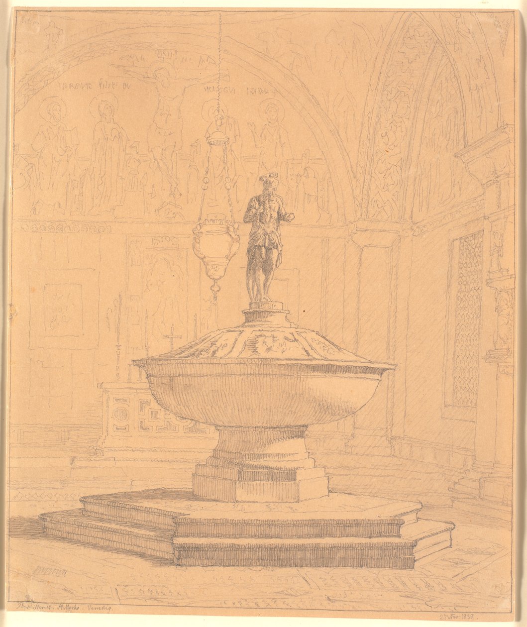 Part of the Baptistery at St. Mark