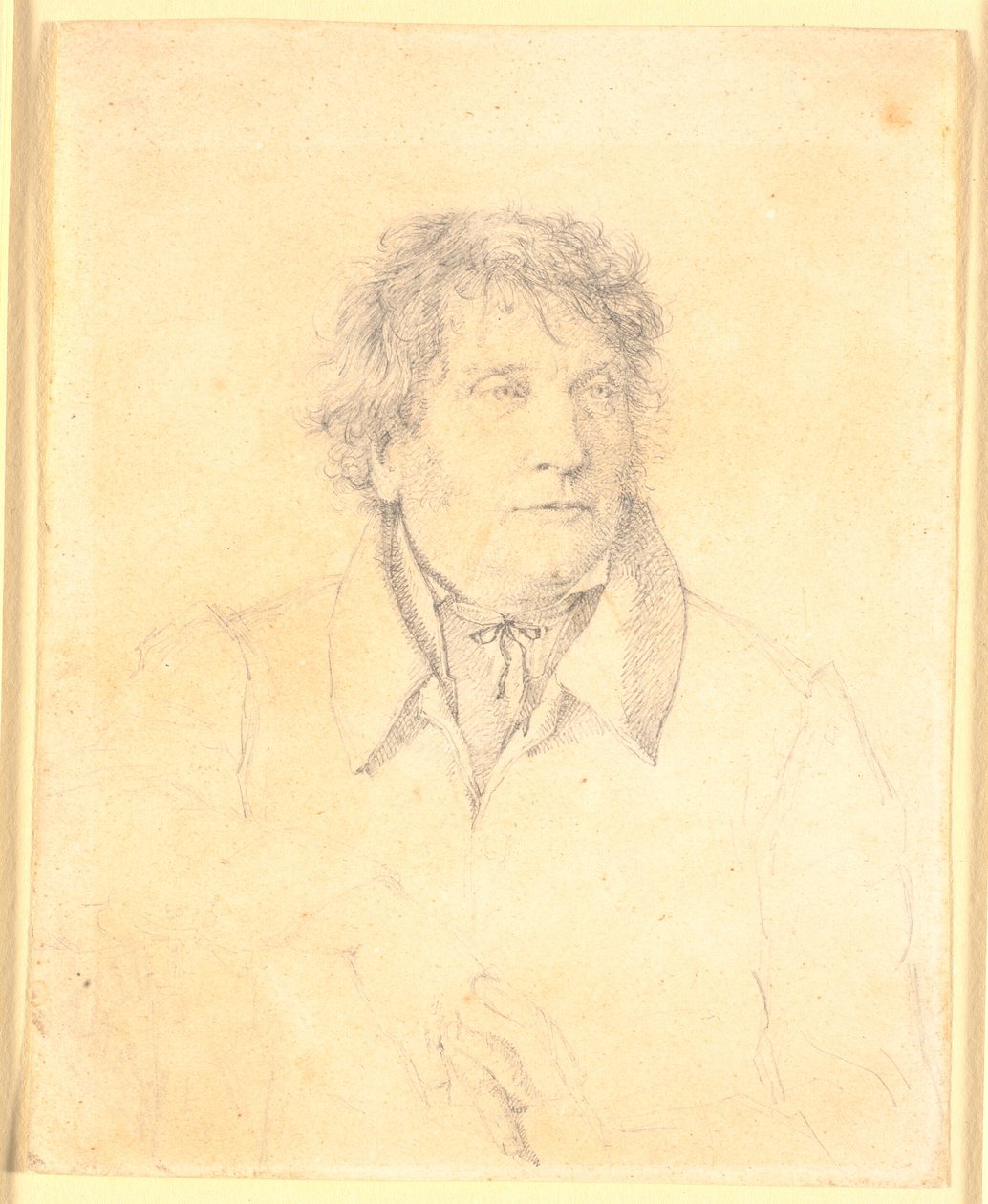 Portrait of the Father, Baker P.B. Købke by Christen Købke