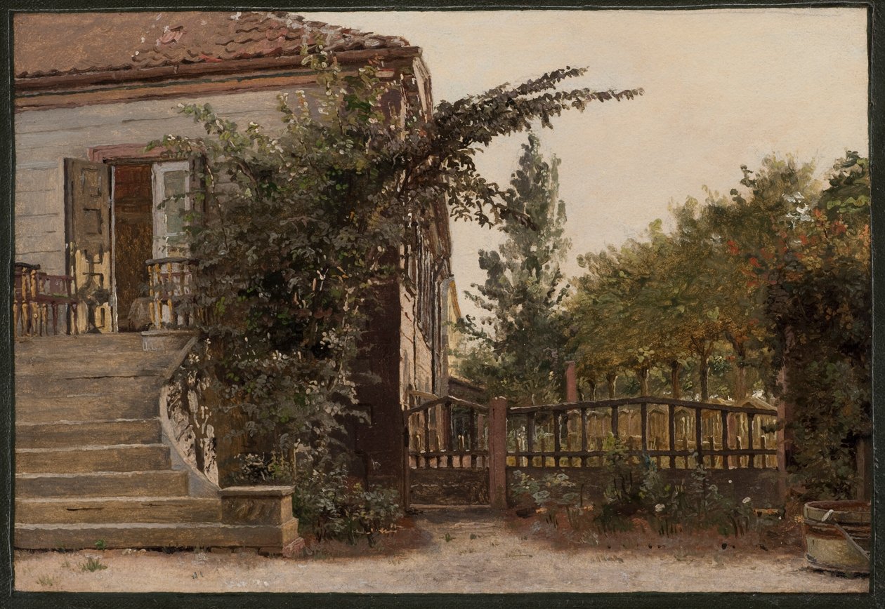 The Garden Steps Leading to the Artist