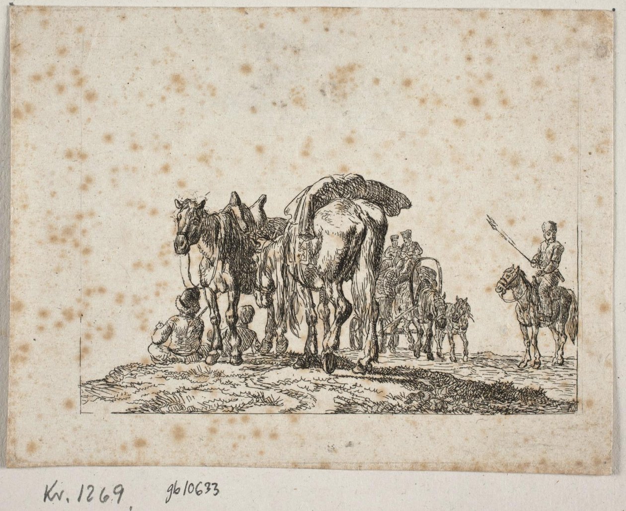 A Cossack by Christian David Gebauer