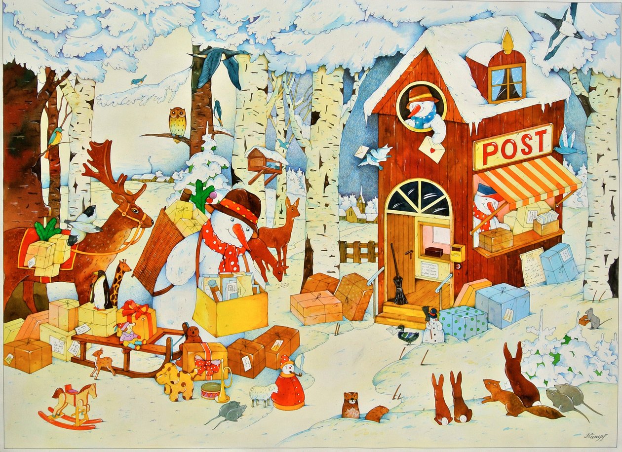 Postoffice-Christmas by Christian Kaempf