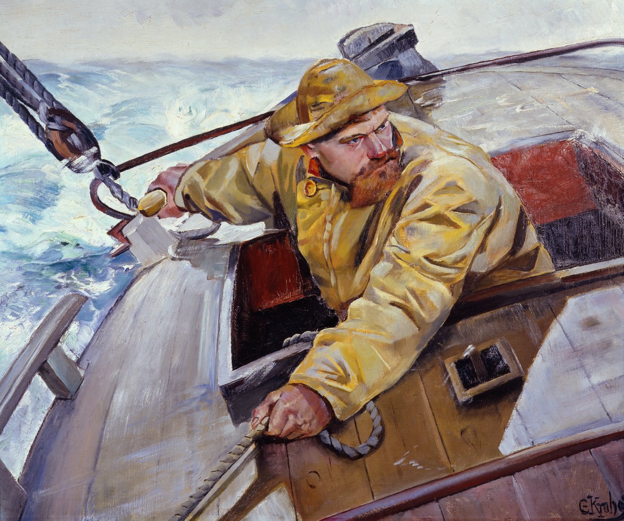 Hard Alee by Christian Krohg