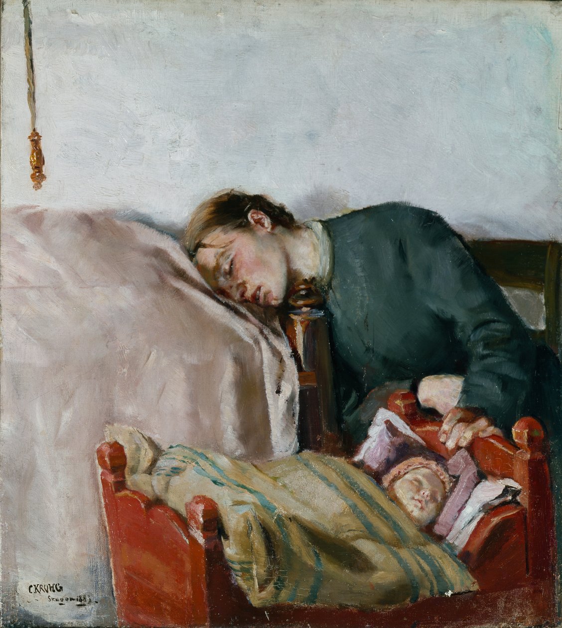 Mother and Child by Christian Krohg