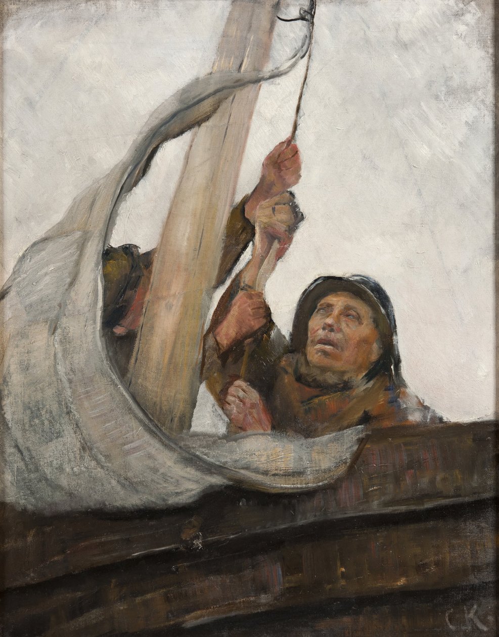 Setting Sail by Christian Krohg