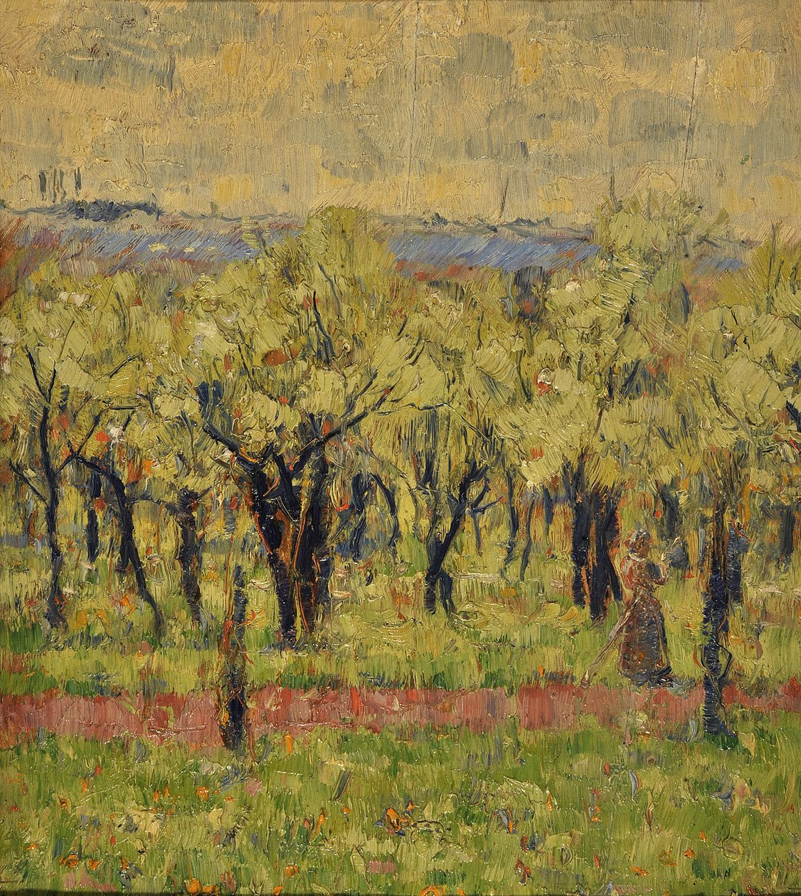 Blooming Orchard by Christian Rohlfs