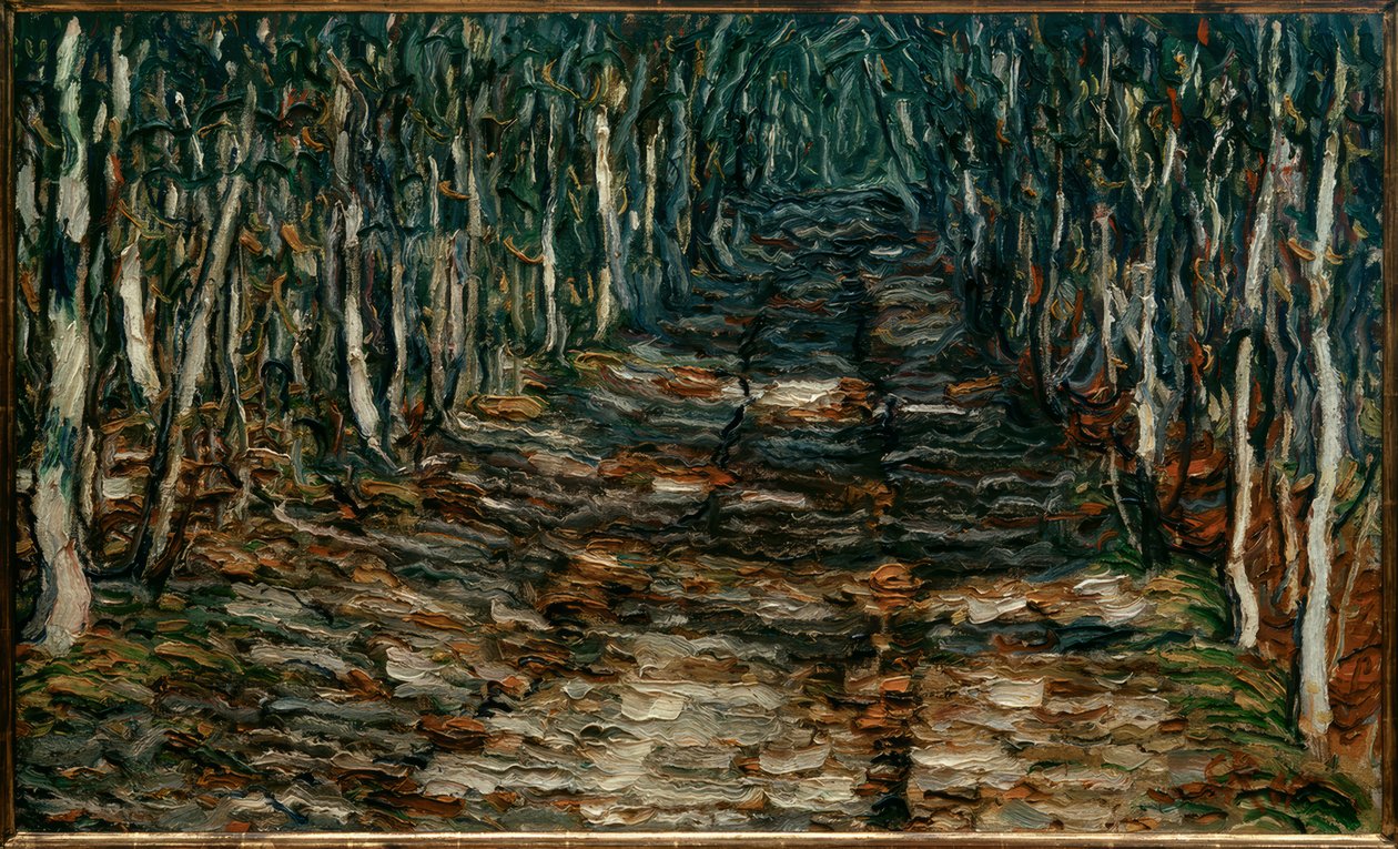 Forest Path to Erling by Christian Rohlfs: Fine art print