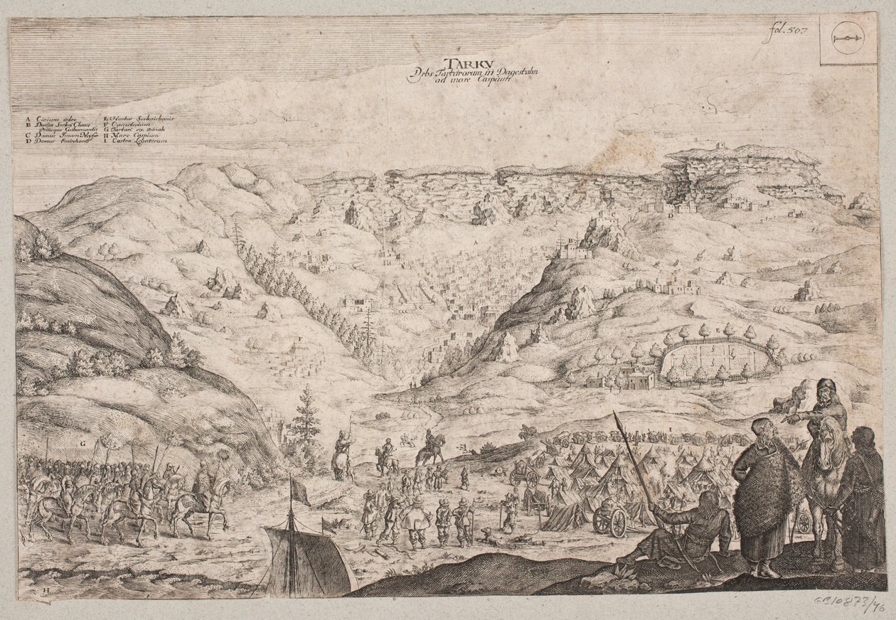 Adam Olearius, "Often Desired Description of the New Oriental Journey [...]", Schleswig 1647 by Christian Rothgiesser
