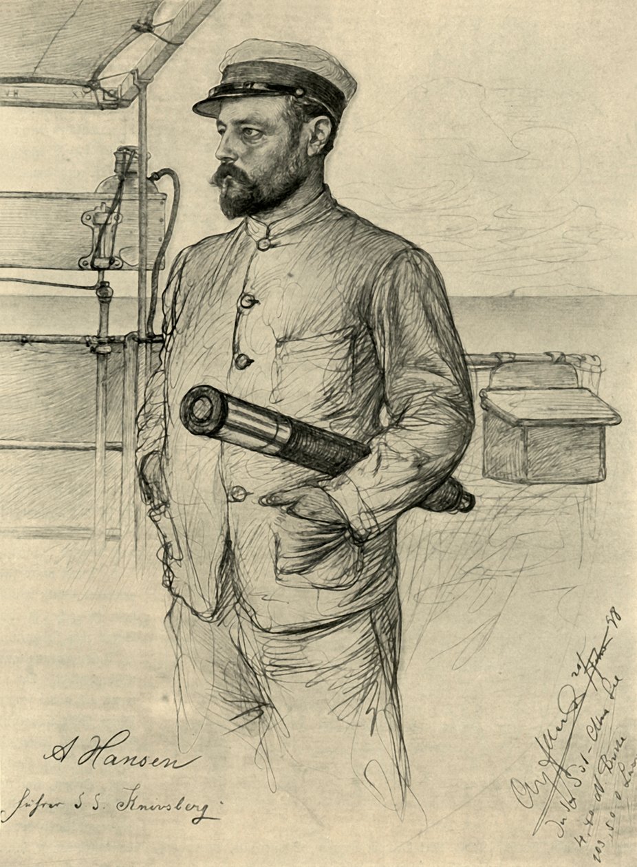 A Hansen, first officer on the 