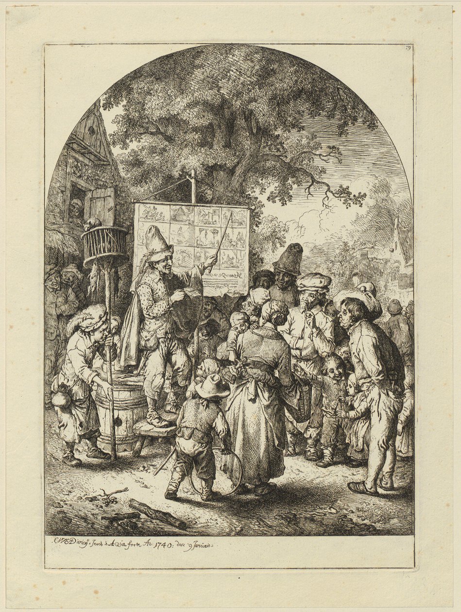 Rat Poison Seller by Christian Wilhelm Ernst Dietrich