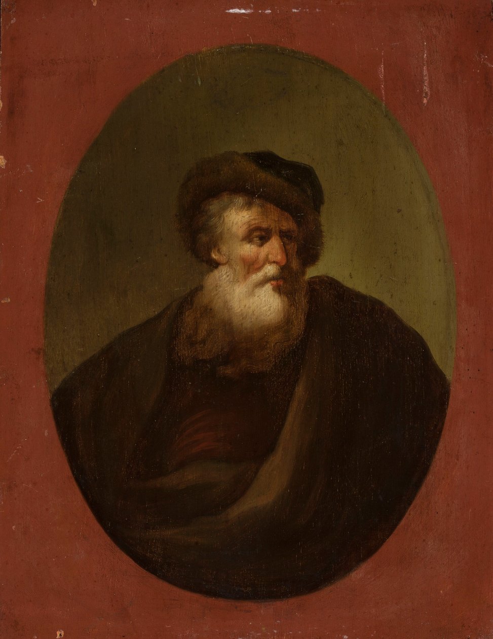 Old Man Looking to the Right by Christian Wilhelm Ernst Dietrich