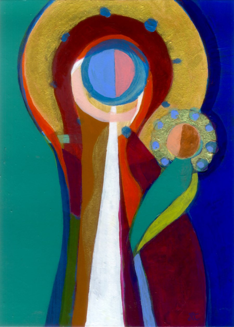 Madonna and Child by Christina Saj