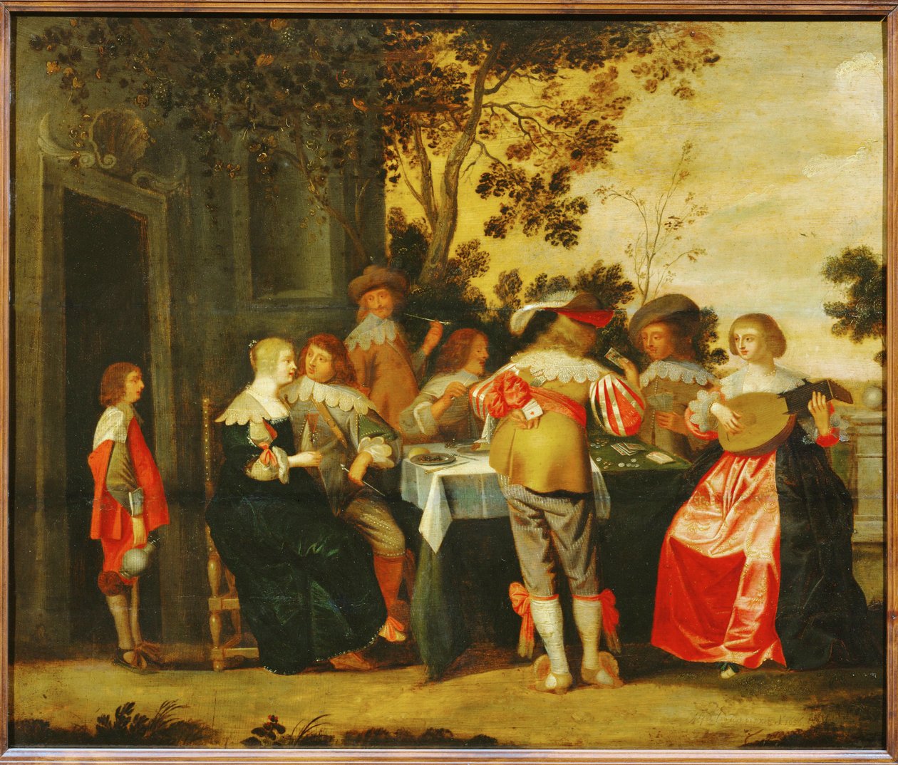 Le Jeu. Dinner with Musicians by Christoffel Jacobsz van der Lamen