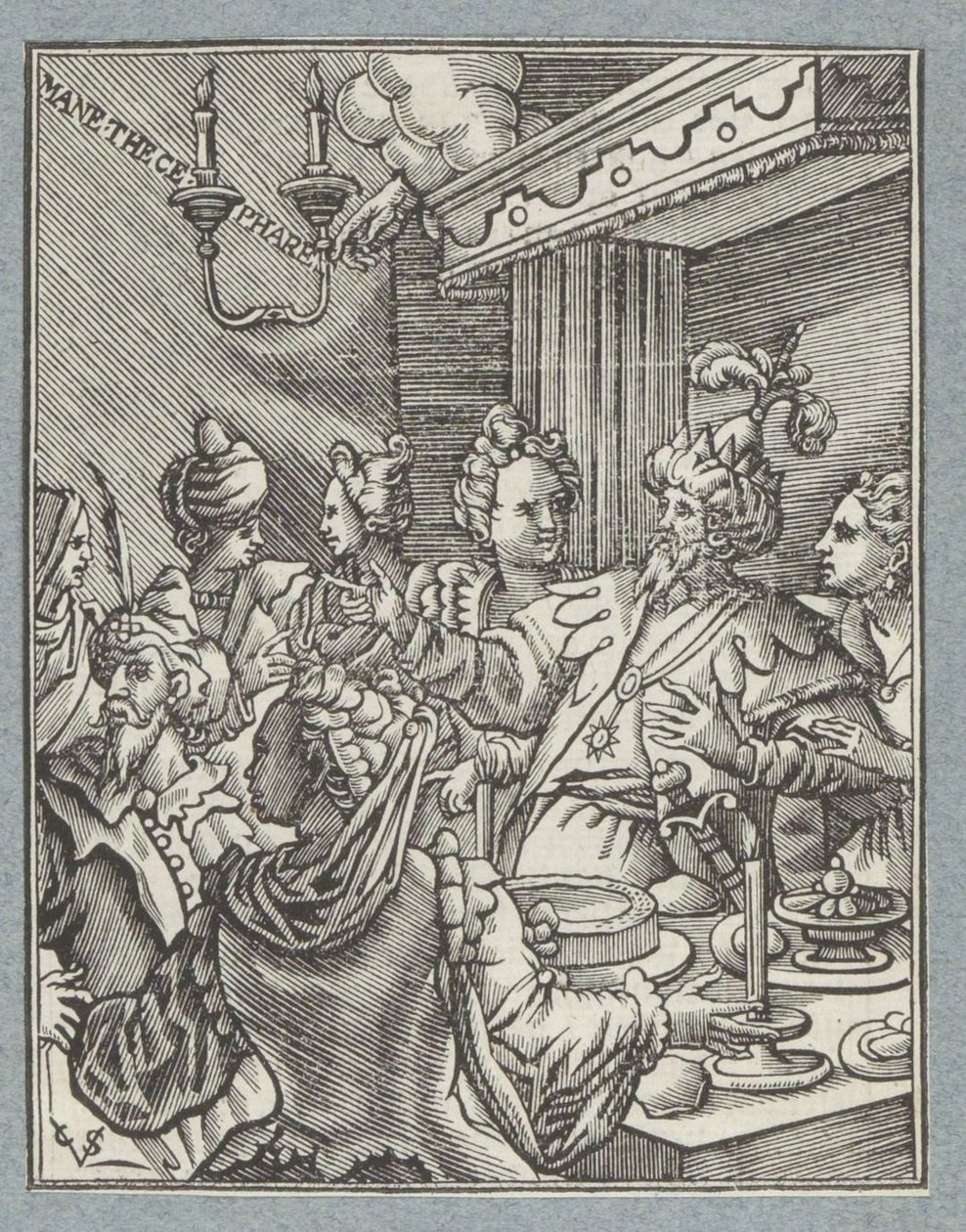 Feast of Belshazzar by Christoffel van Sichem (II)