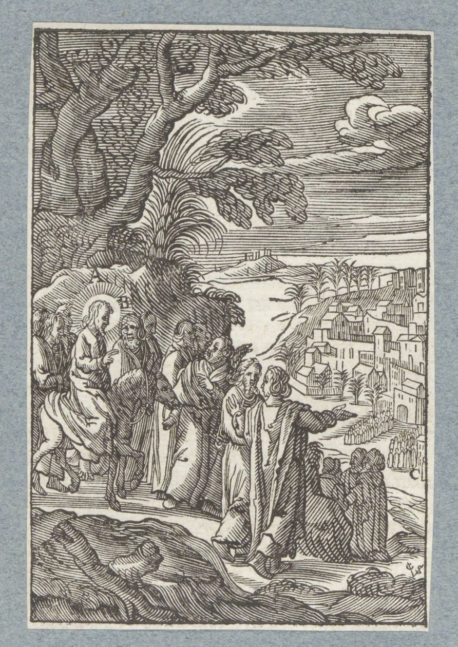Entry into Jerusalem by Christoffel van Sichem (II)