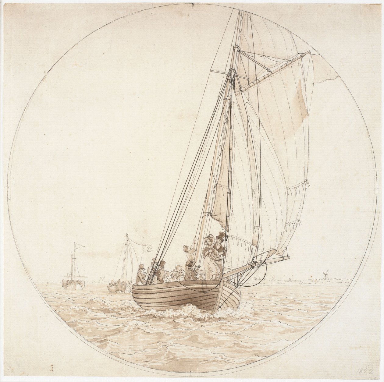 A Trip to Charlottenlund by Christoffer Wilhelm Eckersberg
