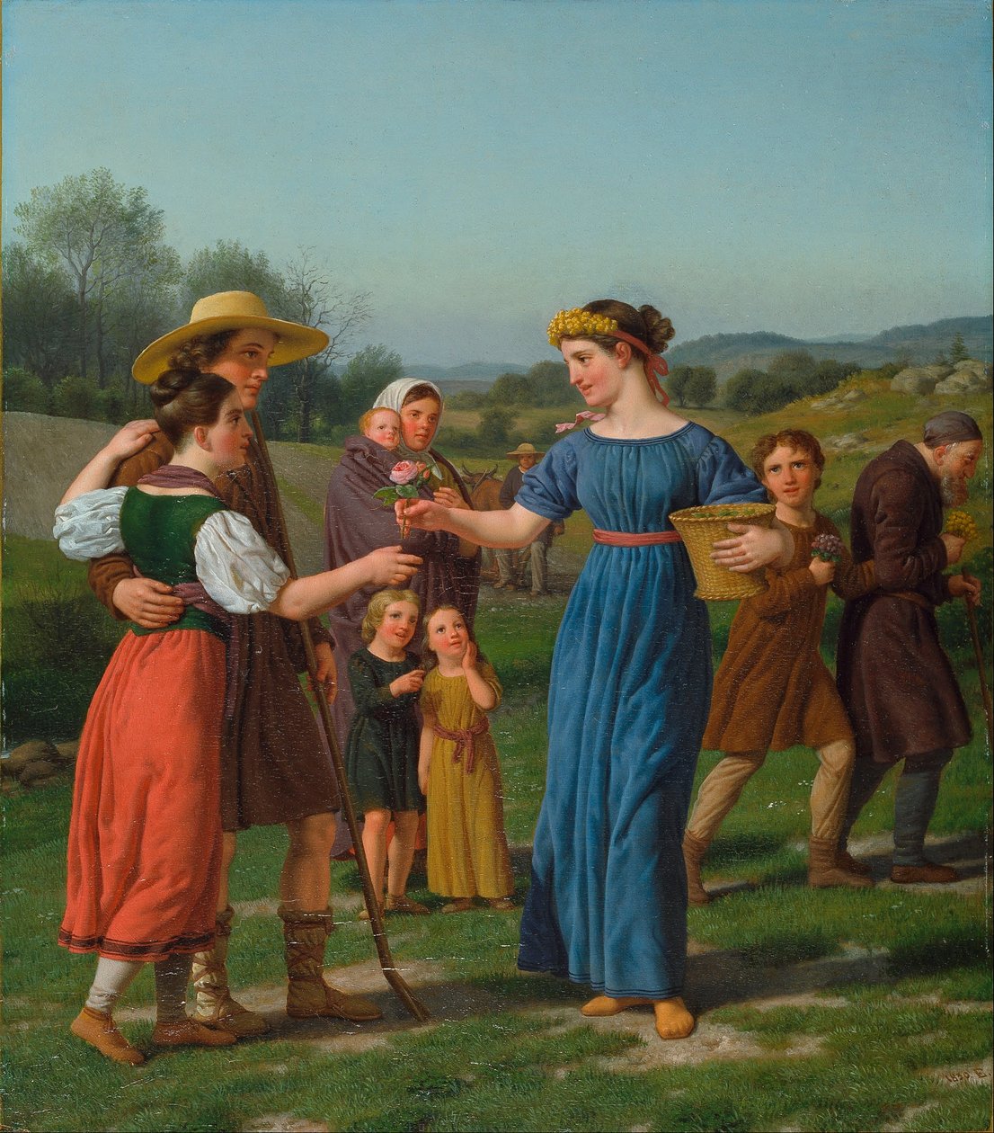 The Maiden from Afar by Christoffer Wilhelm Eckersberg
