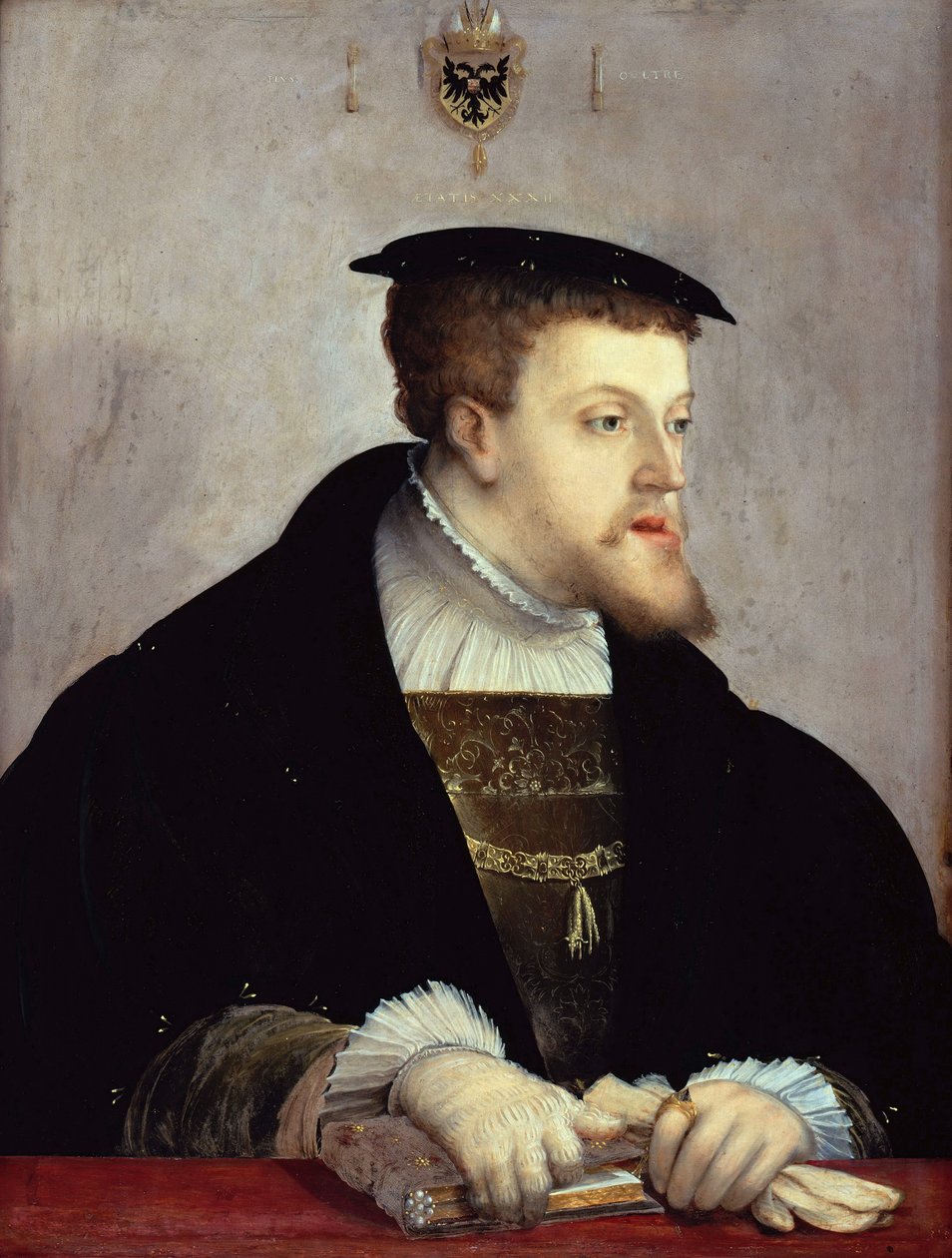 Portrait of the Emperor Charles V by Christoph Amberger