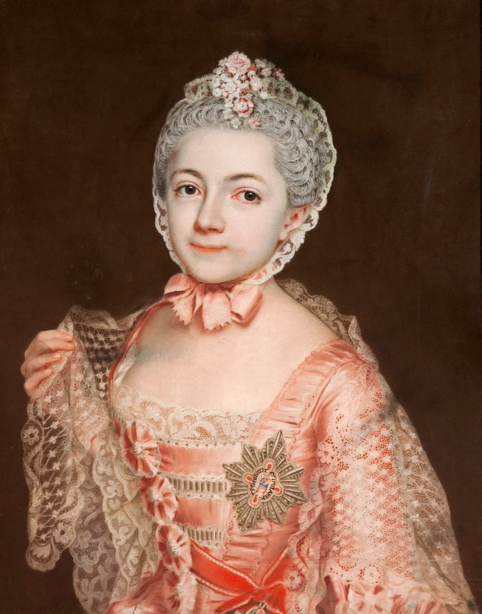 Henrietta Catherine Agnes of Anhalt-Dessau (1744-1799), Dean of Herford Abbey, daughter of Leopold II, Prince of Anhalt-Dessau by Christoph Friedrich Reinhold Lisiewski