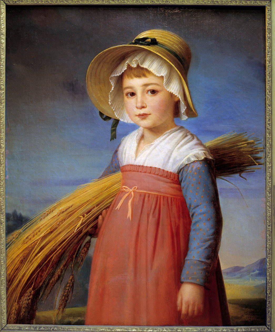 The Little Gleaner by Christophe Thomas Degeorge