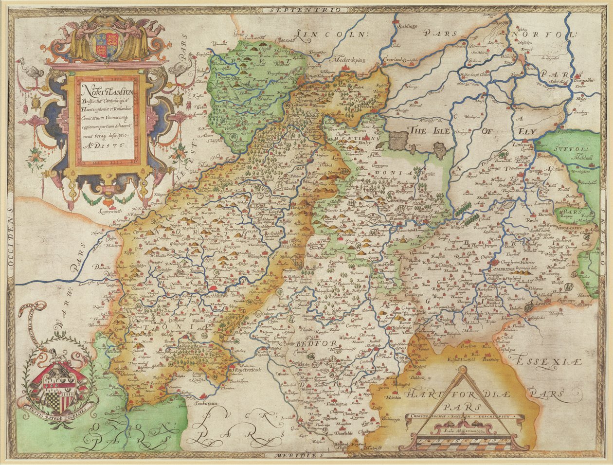 Map of Northampton and adjacent counties, from 