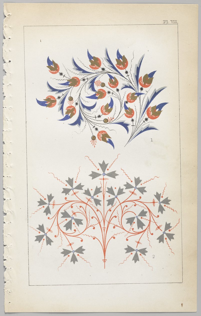 The art of decorative design: with an appendix, giving the hours of the day at which flowers open, published by Day & Son, London, 1862 by Christopher Dresser