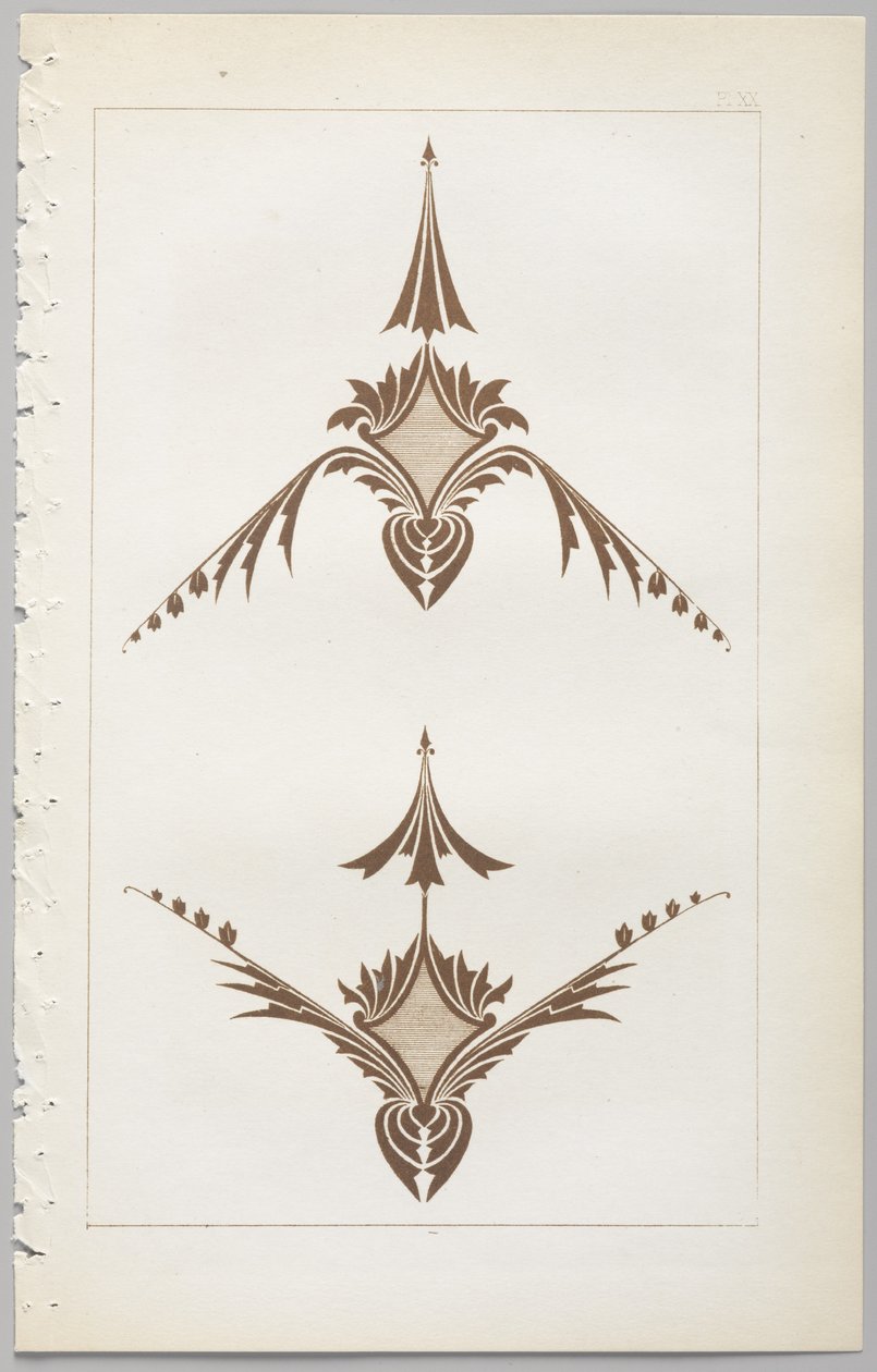 The Art of Decorative Design: With an Appendix, Giving the Hours of the Day at Which Flowers Open, Published by Day & Son, London, 1862 by Christopher Dresser