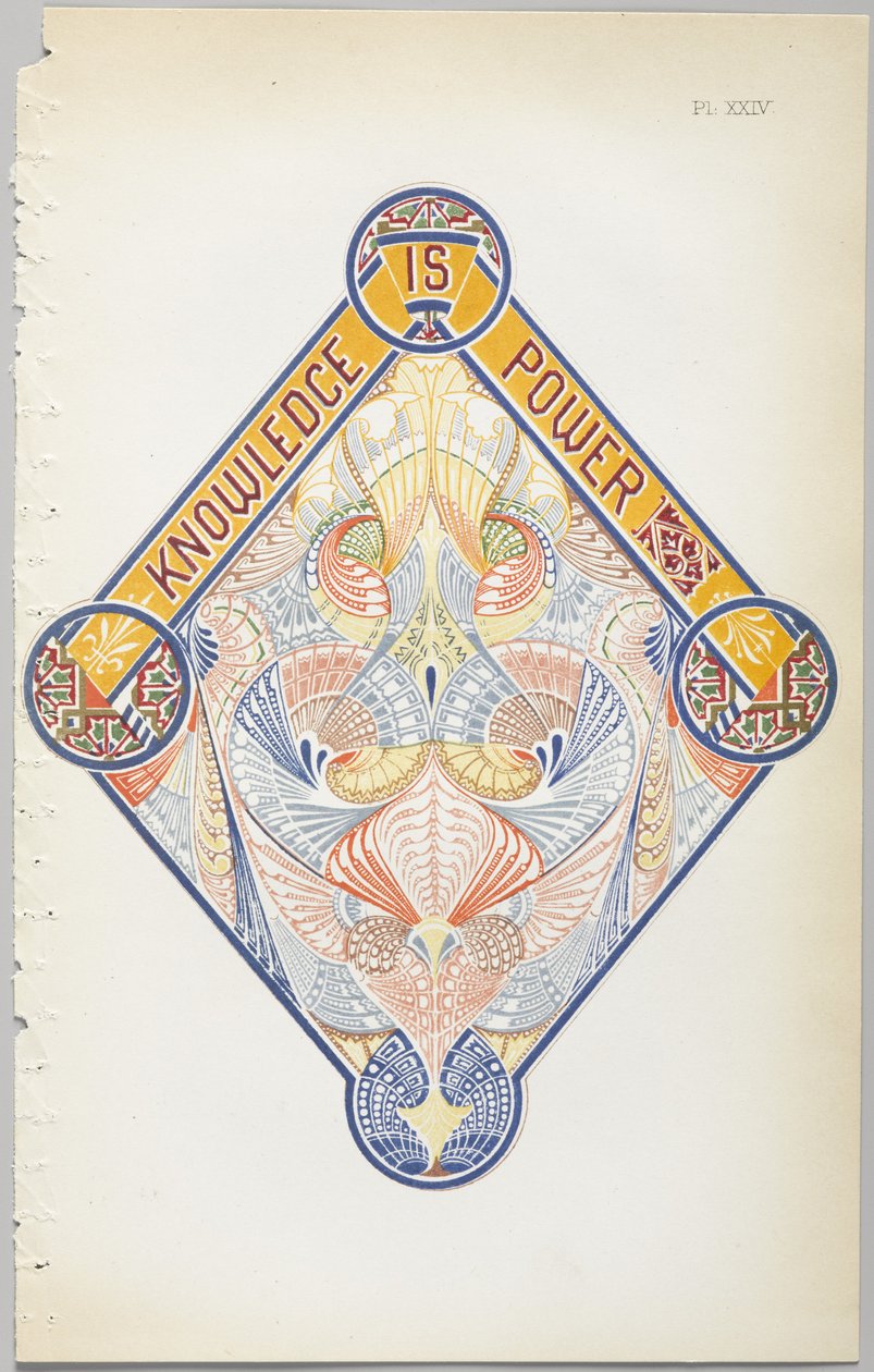 The Art of Decorative Design: With an Appendix, Giving the Hours of the Day at Which Flowers Open, Published by Day & Son, London, 1862 by Christopher Dresser
