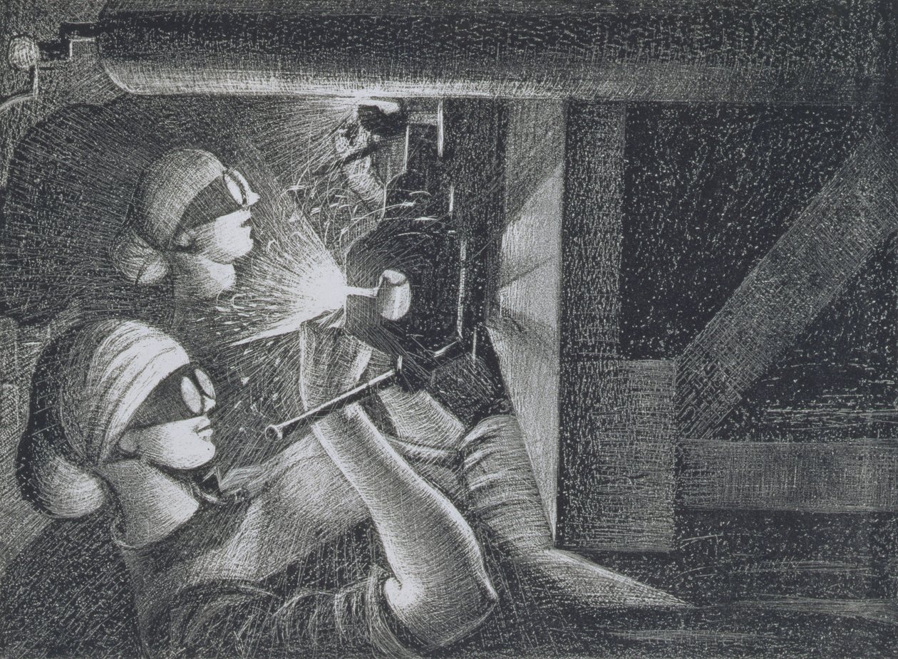 Acetylene Welders by Christopher Richard Wynne Nevinson