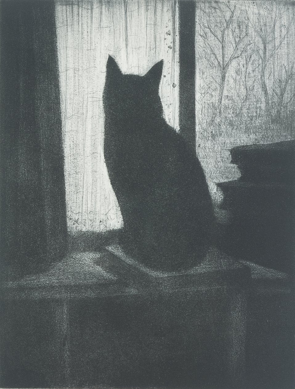 Le Chat, c.1920 by Christopher Richard Wynne Nevinson