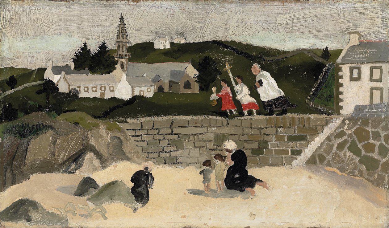 The Sacrament, Ploaré, Brittany by Christopher Wood