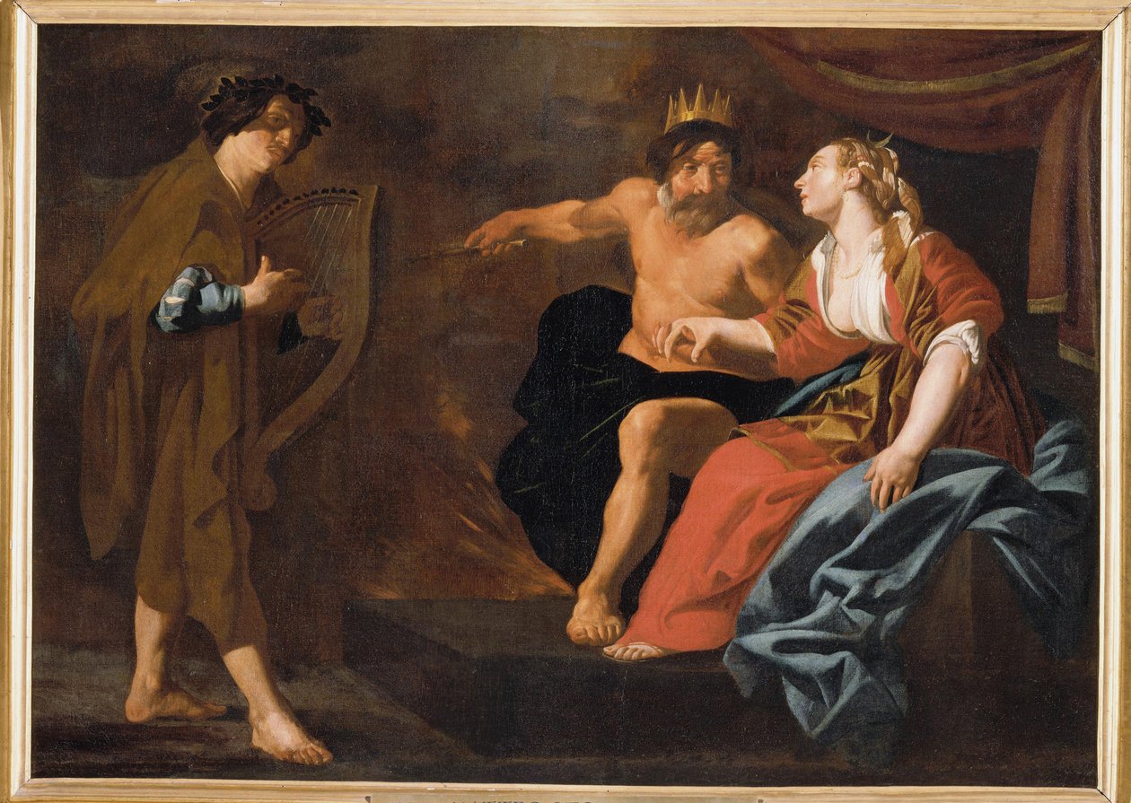 Orpheus, Pluto and Proserpina by Claes Cornelisz. Moeyaert