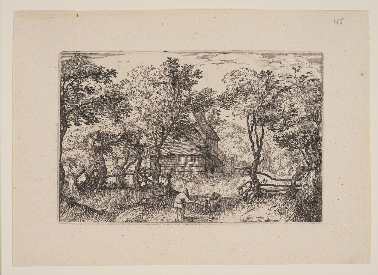 The Road Toward Heemstede, from Views in the Surroundings of Haarlem by Claes Jansz. Visscher