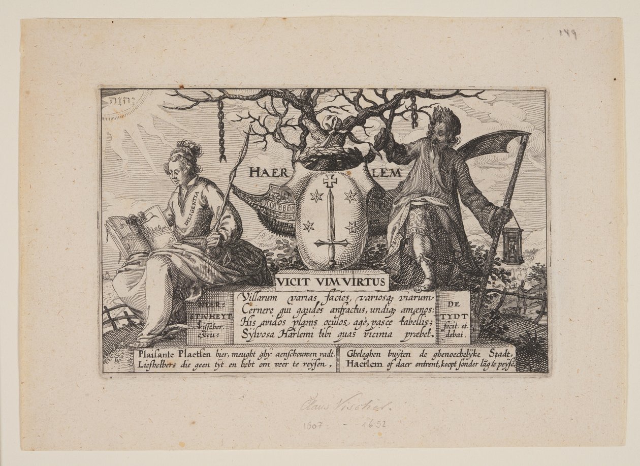 Title, from Views in the Surroundings of Haarlem by Claes Jansz. Visscher