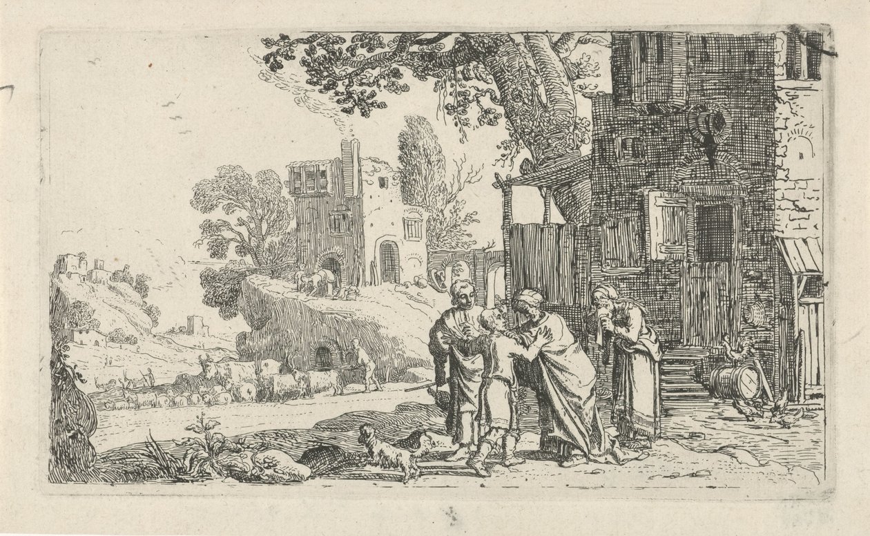 Tobias and the Angel Say Goodbye to Tobit and Anna (History of Tobias series) by Claes Moeyaert