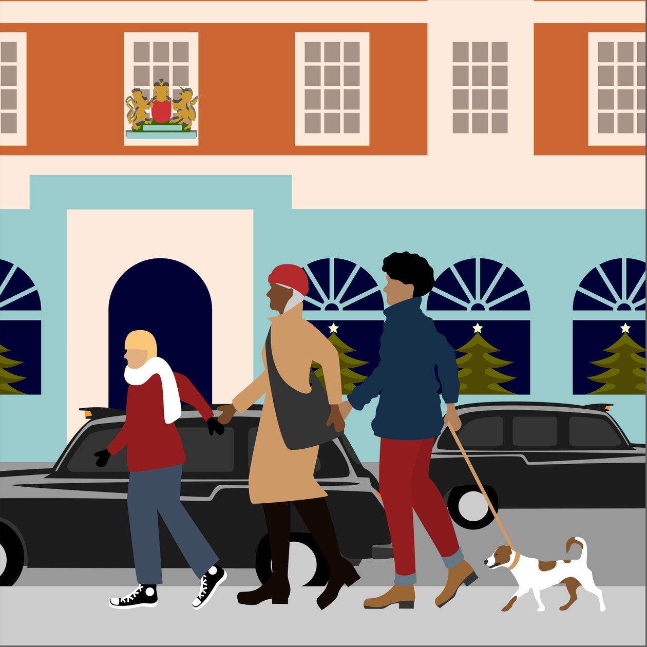 Christmas Shopping by Claire Huntley